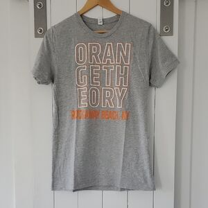 Orangetheory Gray Tee with Orange Lettering